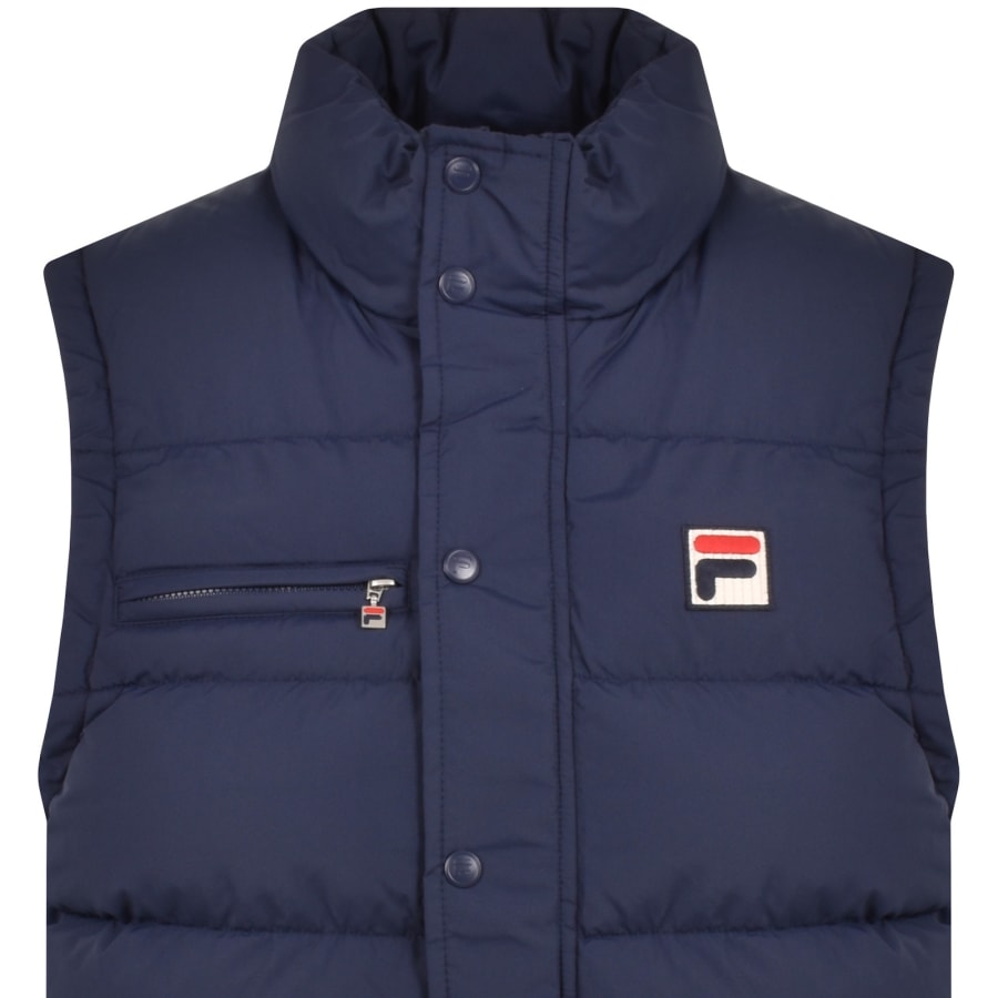 Fila Vintage Archive Puffer Gilet Navy